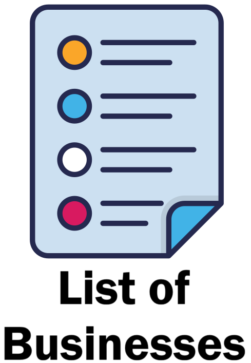 List of businesses