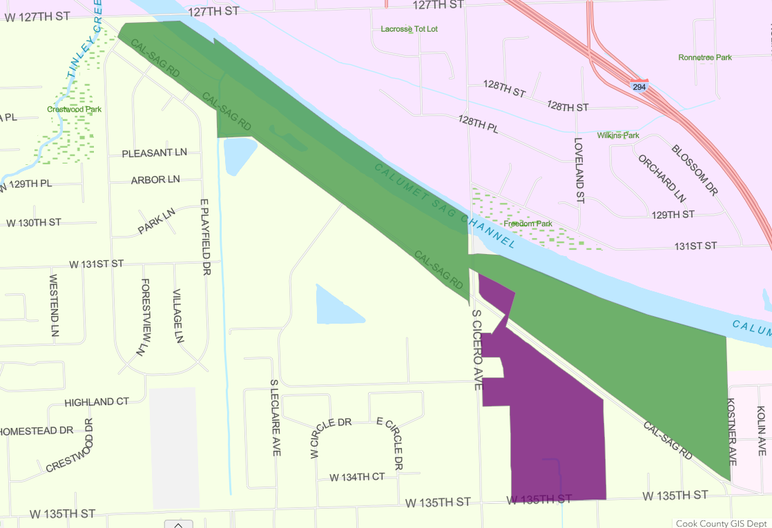 Crestwood TIF Map