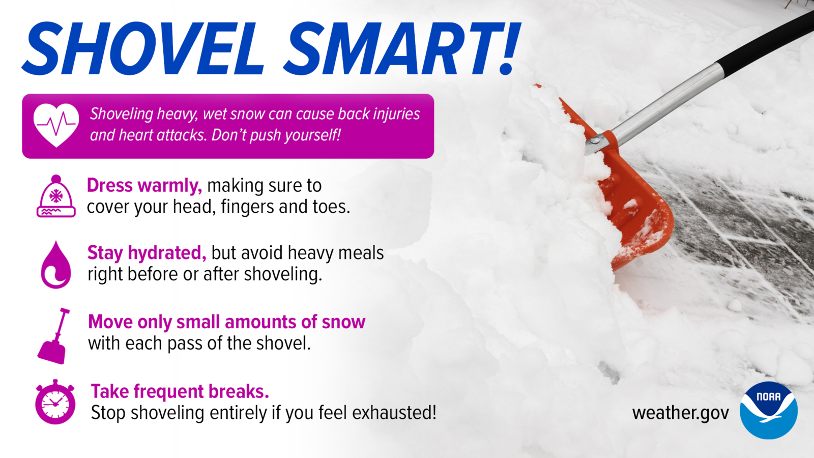shoveling smart infographic